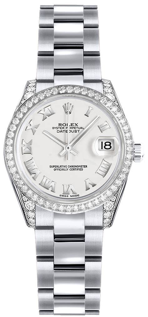 white and gold rolex women& 39|rolex 179159.